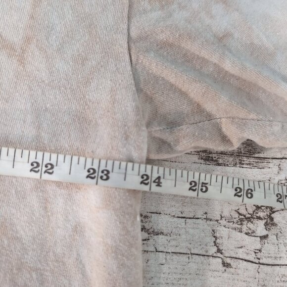 The Mountain Big Face Pug Dog Tee Beige Tie Dye Graphic T-Shirt – Men’s 2XL - Picture 5 of 9